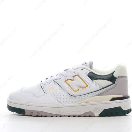 Replica New Balance 550 Men’s and Women’s Shoes ‘Green White Yellow’ BB550PWC
