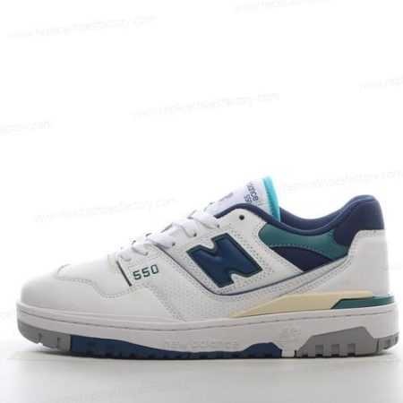 Replica New Balance 550 Men’s and Women’s Shoes ‘White Blue’ BB550NCC