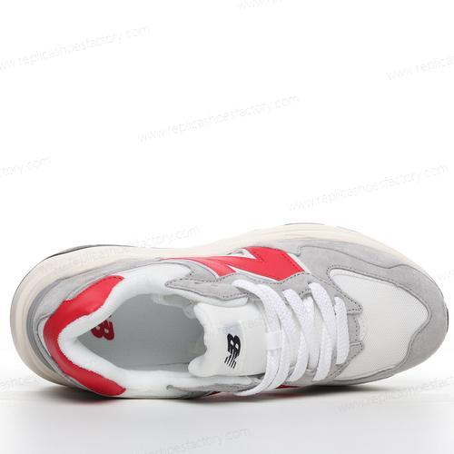 Replica New Balance 57 40 Mens and Womens Shoes Grey Red M5740CC
