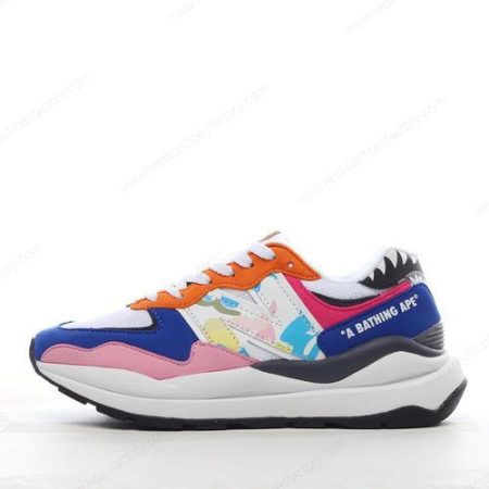 Replica New Balance 57/40 Men’s and Women’s Shoes ‘White Blue Orange Pink’ M5740BPE