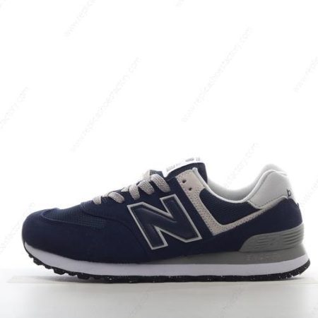 Replica New Balance 574 Men’s and Women’s Shoes ‘Navy Blue White Grey’ ML574EVN