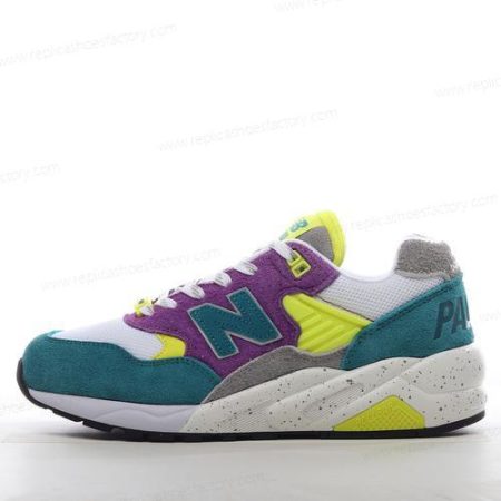 Replica New Balance 580 Men’s and Women’s Shoes ‘Purple Green Yellow White’ MT580PC2