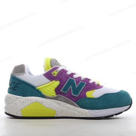 Replica New Balance 580 Men’s and Women’s Shoes ‘Purple Green Yellow White’ MT580PC2
