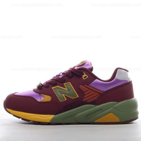 Replica New Balance 580 Men’s and Women’s Shoes ‘Red Purple Green Yellow’ MT580SR2