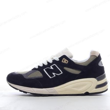 Replica New Balance 990v2 Men’s and Women’s Shoes ‘Black’ M990TE2
