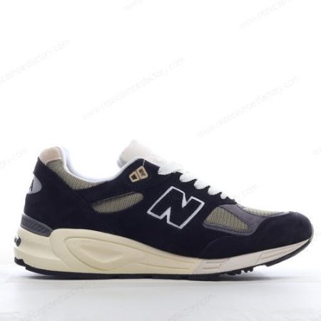 Replica New Balance 990v2 Men’s and Women’s Shoes ‘Black’ M990TE2