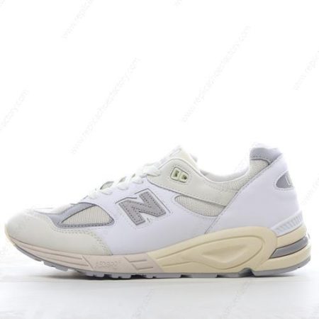 Replica New Balance 990v2 Men’s and Women’s Shoes ‘White Grey’ M990TC2