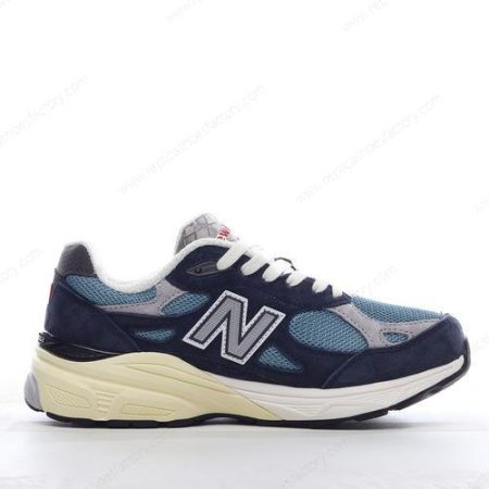 Replica New Balance 990v3 Men’s and Women’s Shoes ‘Blue Black Silver’ M990TE3