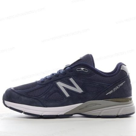 Replica New Balance 990v4 Men’s and Women’s Shoes ‘Navy White’ M990NV4