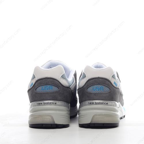 Replica New Balance 992 Mens and Womens Shoes Grey Blue Black M992KT