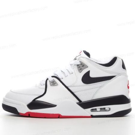 Replica Nike Air Flight 89 Men’s and Women’s Shoes ‘White Black Red’ DB5918-100