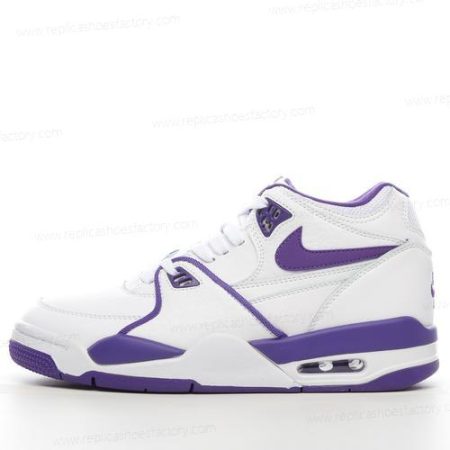 Replica Nike Air Flight 89 Men’s and Women’s Shoes ‘White Purple’ CN0050-101