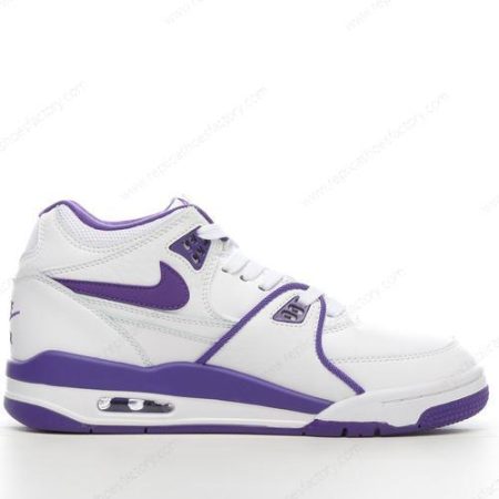Replica Nike Air Flight 89 Men’s and Women’s Shoes ‘White Purple’ CN0050-101