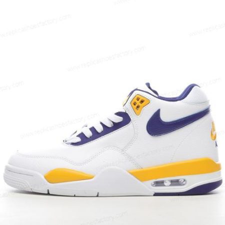 Replica Nike Air Flight Legacy Lakers Home Men’s and Women’s Shoes ‘Gold Purple White’ BQ4212-102