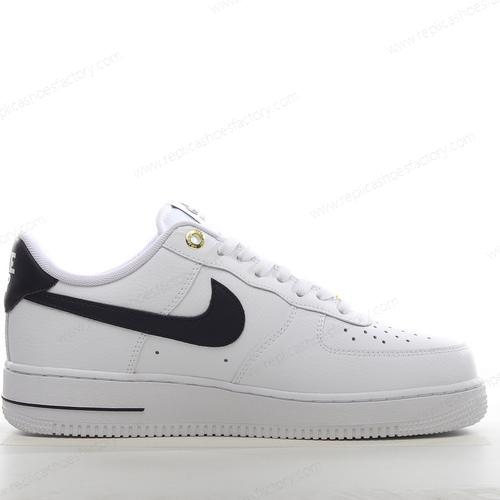 Replica Nike Air Force 1 Low 07 LV8 Mens and Womens Shoes White Black DQ7658100