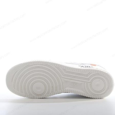 Replica Nike Air Force 1 Low 07 Off-White Men’s and Women’s Shoes ‘White Silver’ AO4297-100