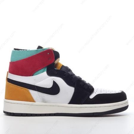 Replica Nike Air Jordan 1 High Zoom Air CMFT Men’s and Women’s Shoes ‘Black White Red Orange Green’ CT0978-016