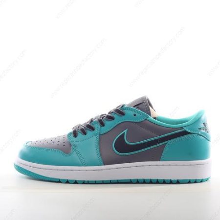 Replica Nike Air Jordan 1 Low Golf Men’s and Women’s Shoes ‘Grey Blue Black’ FZ3248-001