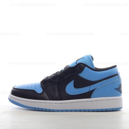 Replica Nike Air Jordan 1 Low Men’s and Women’s Shoes ‘Black Blue White’ 553558-041