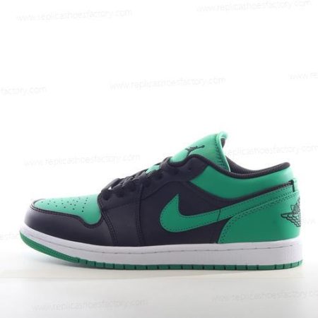Replica Nike Air Jordan 1 Low Men’s and Women’s Shoes ‘Black Green White’ 553560-065