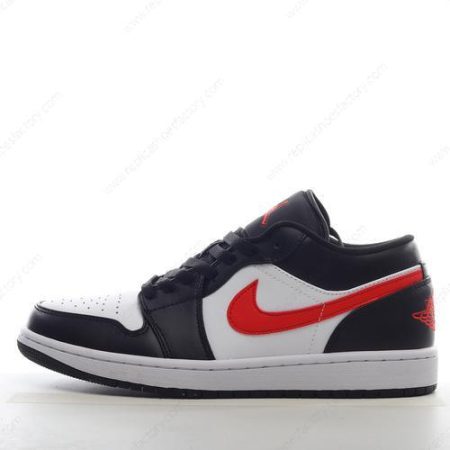 Replica Nike Air Jordan 1 Low Men’s and Women’s Shoes ‘Black Red White’ 554724-075