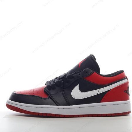 Replica Nike Air Jordan 1 Low Men’s and Women’s Shoes ‘Black White Red’ 553560-066