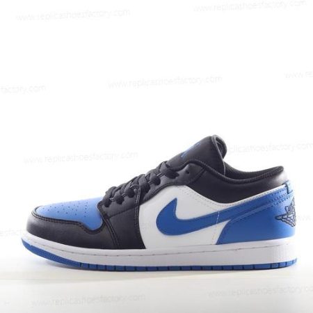 Replica Nike Air Jordan 1 Low Men’s and Women’s Shoes ‘Black White Royal Blue’ 553558-140