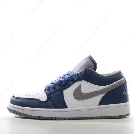 Replica Nike Air Jordan 1 Low Men’s and Women’s Shoes ‘Blue Grey White’ 553560-412