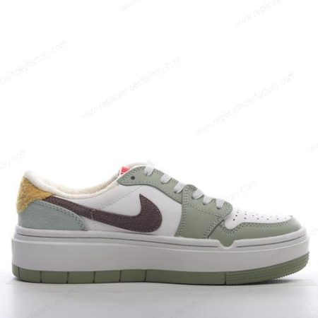 Replica Nike Air Jordan 1 Low Men’s and Women’s Shoes ‘Green Gold’ FD4326-121