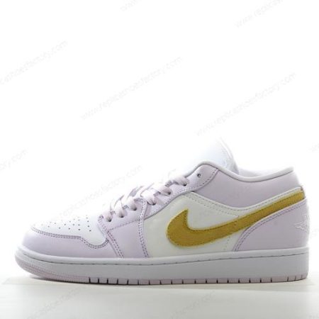 Replica Nike Air Jordan 1 Low Men’s and Women’s Shoes ‘Purple White Yellow’ DC0774-501