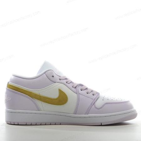 Replica Nike Air Jordan 1 Low Men’s and Women’s Shoes ‘Purple White Yellow’ DC0774-501