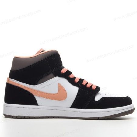 Replica Nike Air Jordan 1 Mid Men’s and Women’s Shoes ‘Black’ DH0210-100