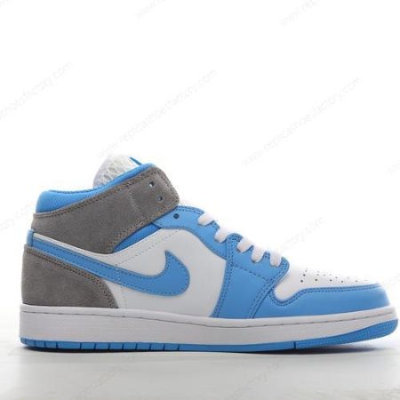 Replica Nike Air Jordan 1 Mid Men’s and Women’s Shoes ‘Blue Grey’ DX9276-100
