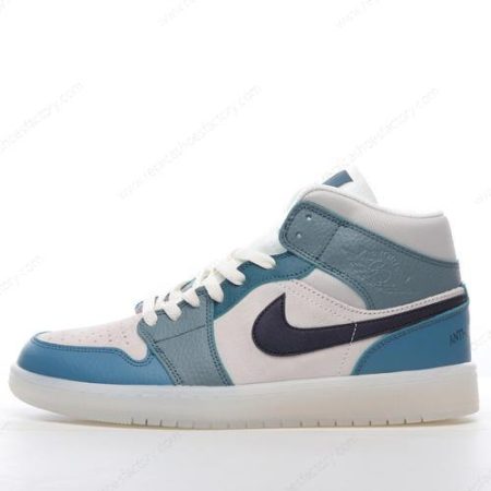 Replica Nike Air Jordan 1 Mid Men’s and Women’s Shoes ‘Blue Red’ DM9601-200