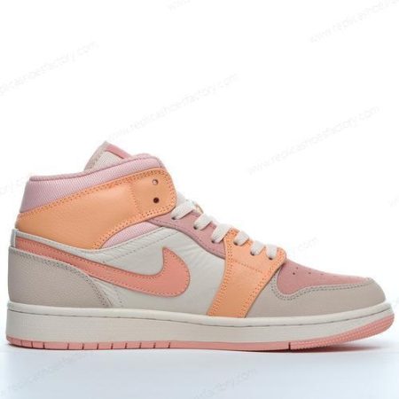 Replica Nike Air Jordan 1 Mid Men’s and Women’s Shoes ‘Orange’ DH4270-800