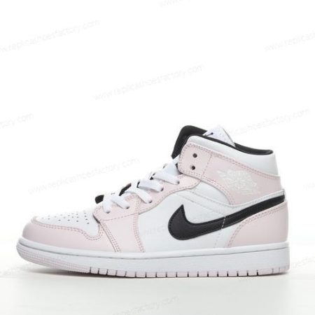 Replica Nike Air Jordan 1 Mid Men’s and Women’s Shoes ‘Pink White’ BQ6472-500