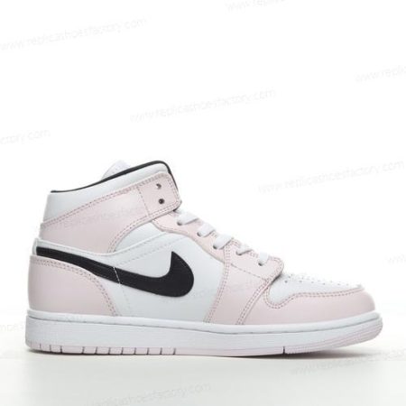 Replica Nike Air Jordan 1 Mid Men’s and Women’s Shoes ‘Pink White’ BQ6472-500