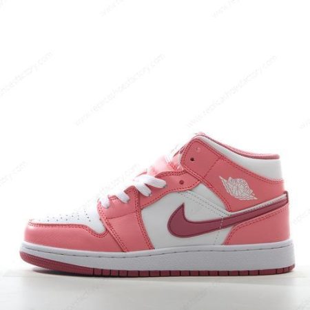 Replica Nike Air Jordan 1 Mid Men’s and Women’s Shoes ‘Pink White’ DQ8423-616