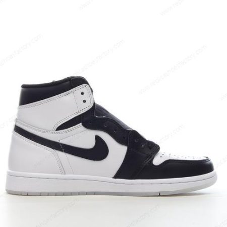 Replica Nike Air Jordan 1 Mid Men’s and Women’s Shoes ‘White Black’ DH6933-100