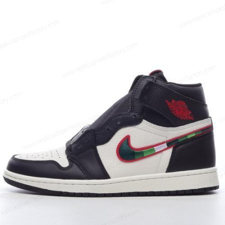 Replica Nike Air Jordan 1 Retro High Men’s and Women’s Shoes ‘Black Green’ 555088-015