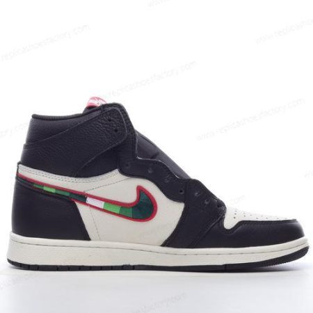 Replica Nike Air Jordan 1 Retro High Men’s and Women’s Shoes ‘Black Green’ 555088-015