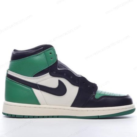 Replica Nike Air Jordan 1 Retro High Men’s and Women’s Shoes ‘Black Green’ 555088-302