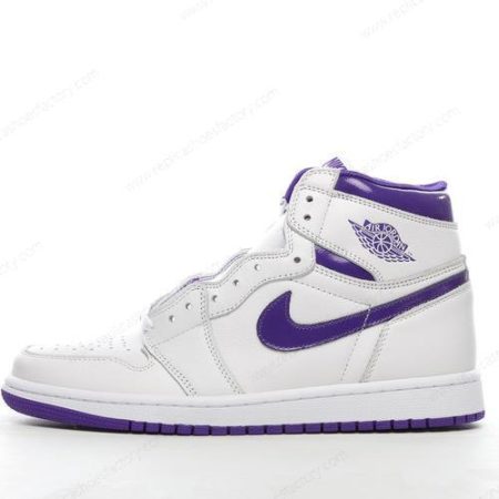 Replica Nike Air Jordan 1 Retro High Men’s and Women’s Shoes ‘White Purple’ CD0461-151