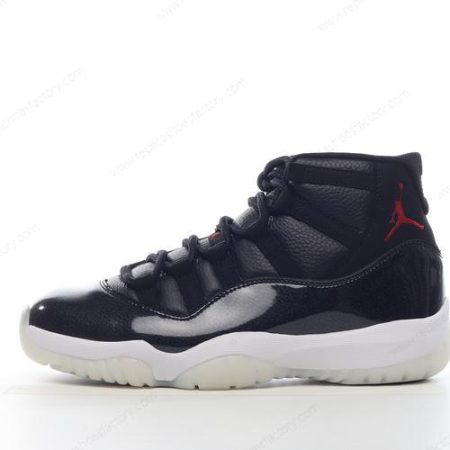 Replica Nike Air Jordan 11 Retro High Men’s and Women’s Shoes ‘Black Red White’ 378037-002