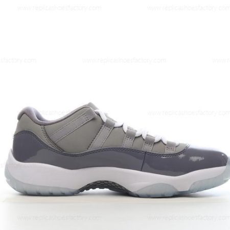 Replica Nike Air Jordan 11 Retro Low Men’s and Women’s Shoes ‘Grey White’ 528896-003
