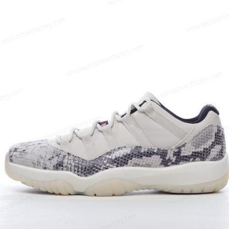 Replica Nike Air Jordan 11 Retro Low Men’s and Women’s Shoes ‘Grey White Black’ CD6846-002