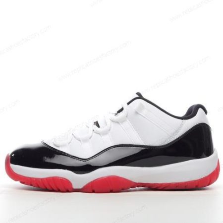 Replica Nike Air Jordan 11 Retro Low Men’s and Women’s Shoes ‘White Red Black’ AV2187-160