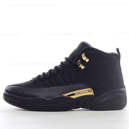 Replica Nike Air Jordan 12 Retro Men’s and Women’s Shoes ‘Black Gold’ CT8013‌-‌071