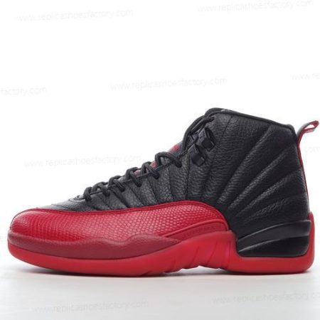 Replica Nike Air Jordan 12 Retro Men’s and Women’s Shoes ‘Black Red’ 130690-002