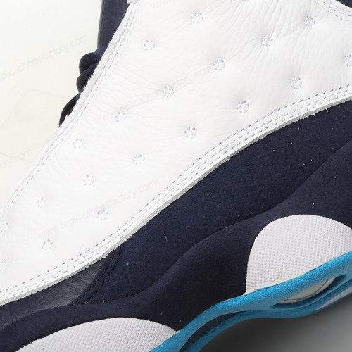 Replica Nike Air Jordan 13 Retro Mens and Womens Shoes White Dark Powder Blue DJ3005144